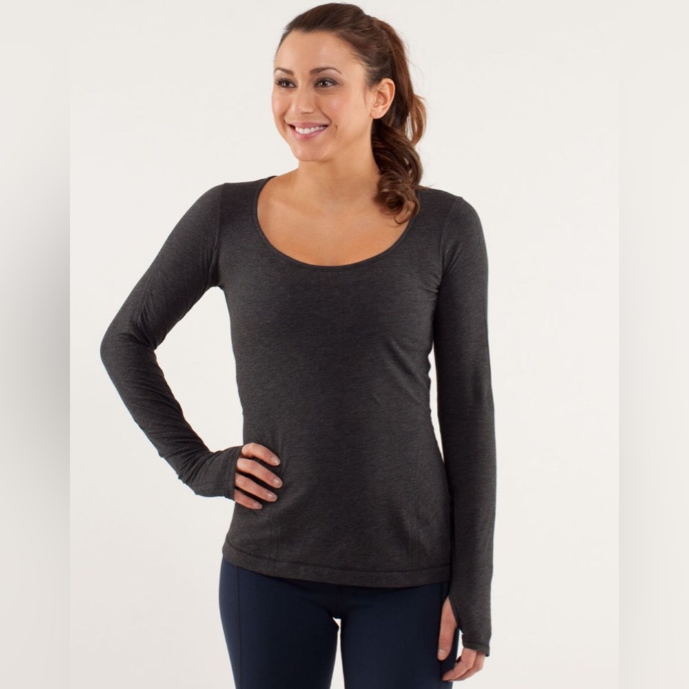 Lululemon Heart Ease Long Sleeve
Heathered Black